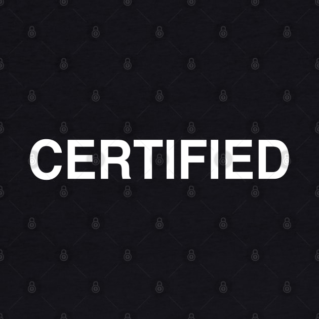 Certified by StickSicky